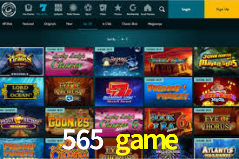 Interface do App 565 game